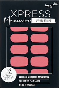 UV Gel Nagelfolien XPRESS Manicure 140 Vintage Rose, 12 St