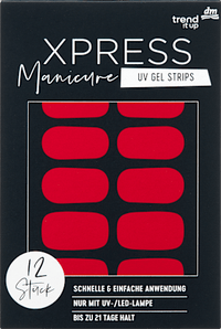 UV Gel Nagelfolien XPRESS Manicure 150 Classic Red, 12 St