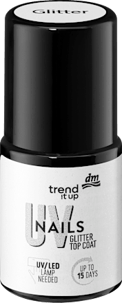 UV Nagellack Glitter Top Coat, 9 ml