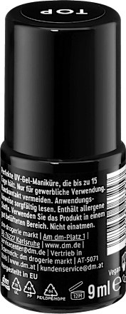 UV Überlack Gel Top Coat, 9 ml
