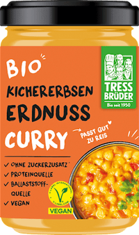 Fertiggericht, Kichererbsen Erdnuss Curry, 375 g