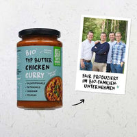Fertiggericht, Typ Butter Chicken Curry, 375 g