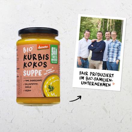 Suppe, Kürbis Kokos, 375 ml