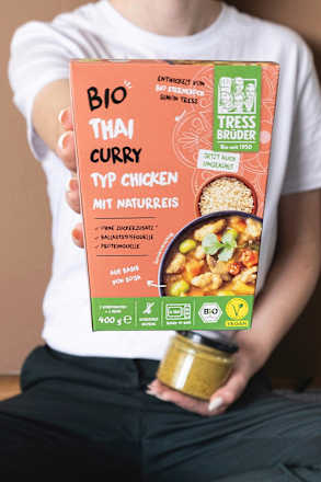 Thai Curry Typ Chicken mit Naturreis, 400 g