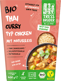 Thai Curry Typ Chicken mit Naturreis, 400 g