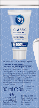 Antitranspirant Deocreme Classic, 30 ml