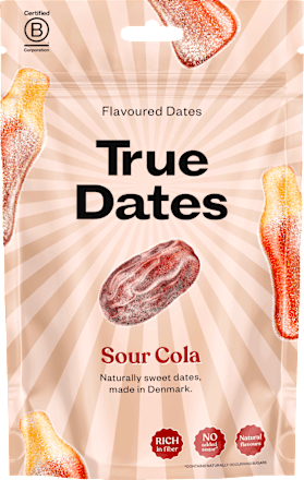 Trockenfrüchte, Datteln mit Geschmack, Sour Cola, 100 g