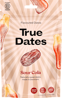 Trockenfrüchte, Datteln mit Geschmack, Sour Cola, 100 g