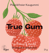 Kaugummi, Himbeere & Vanille, zuckerfrei, 21 g