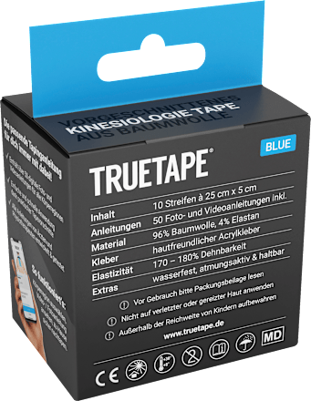 Kinesiotape vorgeschnittene 10 Streifen Rolle, 10 St