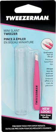 Pinzette, Mini Slant Tweezer Neon Pink, 1 St
