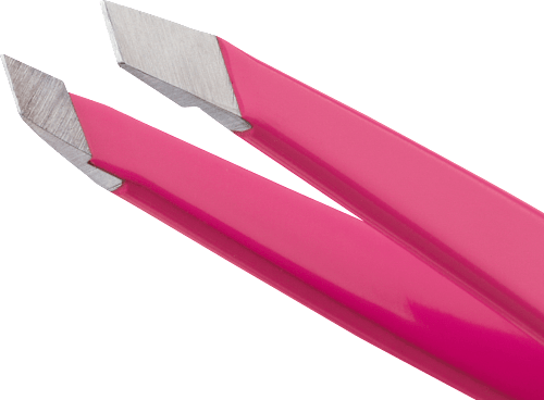 Pinzette, Mini Slant Tweezer Neon Pink, 1 St
