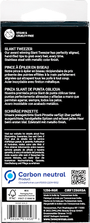 Pinzette Schräg Rosé Gold, 1 St Tweezerman