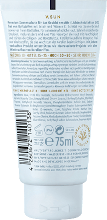 Zonnebrandcrème voor het gezicht, 'vang de zon' gevoelig, SPF 50, 75 ml