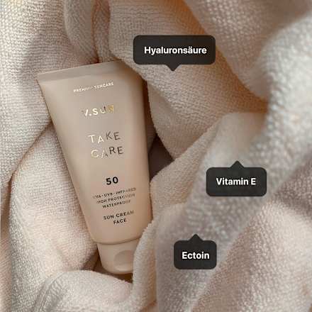 Zonnebrandcrème voor het gezicht 'take care' SPF 50, 75 ml