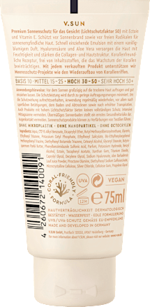 Zonnebrandcrème voor het gezicht 'take care' SPF 50, 75 ml
