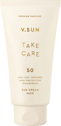 Sonnencreme Gesicht 'take care' LSF 50, 75 ml