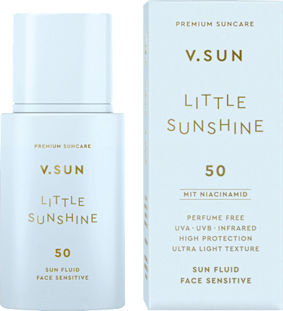 Sonnenfluid Gesicht sensitive "little Sunshine" LSF 50, 30 ml
