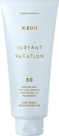 Sonnenmilch sensitiv "instant vacation", LSF 50, 200 ml