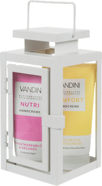 Geschenkset Laterne mit Handcremes (2x75 ml) 3tlg., 1 St VANDINI