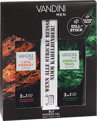 Geschenkset Men Zollstock & Duschgel (2x200 ml), 3tlg., 1 St VANDINI