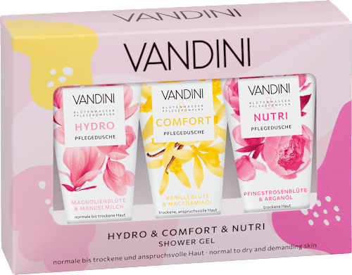 Geschenkset Pflegedusche Trio (3x75 ml) 3tlg., 1 St VANDINI