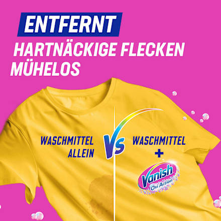 Fleckenentferner Pulver Oxi Action Pink, 250 g