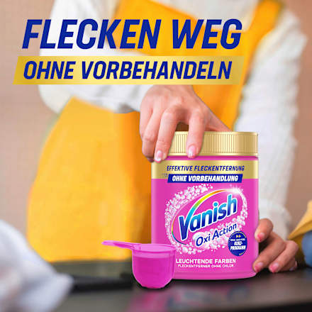 Fleckenentferner Pulver Oxi Action Pink, 250 g