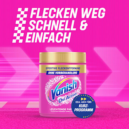 Fleckenentferner Pulver Oxi Action Pink, 250 g