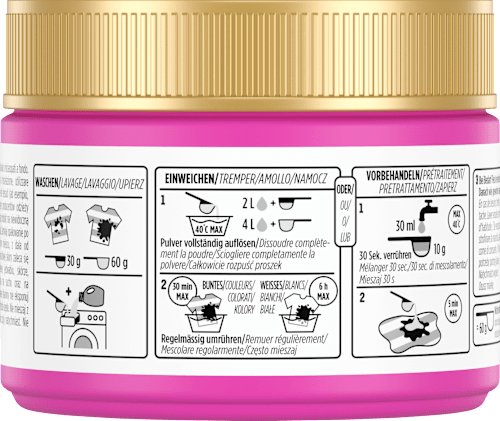 Fleckenentferner Pulver Oxi Action Pink, 250 g