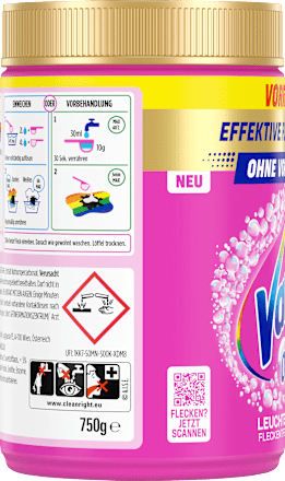 Fleckenentferner Pulver Oxi Action Pink, 750 g