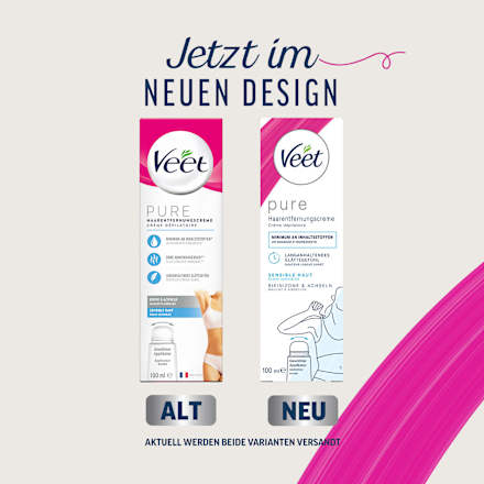 Enthaarungscreme Bikini & Achseln, 100 ml Veet