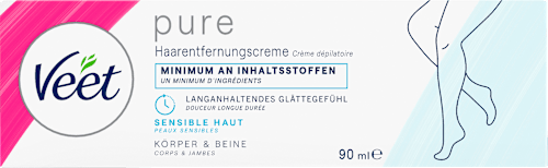 Enthaarungscreme Körper & Beine sensitiv, 90 ml Veet