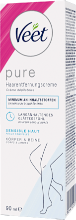 Enthaarungscreme Körper & Beine sensitiv, 90 ml Veet