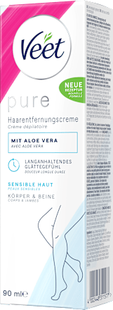 Enthaarungscreme Körper & Beine sensitiv, 90 ml