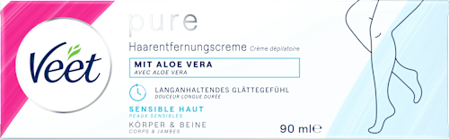 Enthaarungscreme Körper & Beine sensitiv, 90 ml