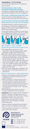 Enthaarungscreme Körper & Beine sensitiv, 90 ml Veet