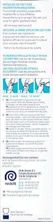 Enthaarungscreme Körper & Beine sensitiv, 90 ml