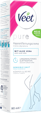 Enthaarungscreme Körper & Beine sensitiv, 90 ml