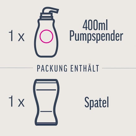 Haarentfernungscreme  Körper&Beine Pumpspender sensitiv, 400 ml Veet