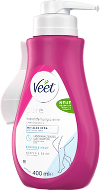 Haarentfernungscreme Körper & Beine Pumpspender sensitiv, 400 ml