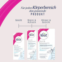 Haarentfernungscreme  Körper&Beine Pumpspender sensitiv, 400 ml Veet