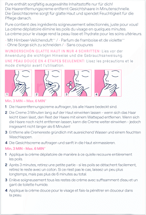 Haarentfernungscreme-Set Gesicht (2 x 50 ml), 100 ml