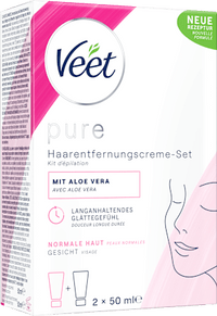 Haarentfernungscreme-Set Gesicht (2 x 50 ml), 100 ml