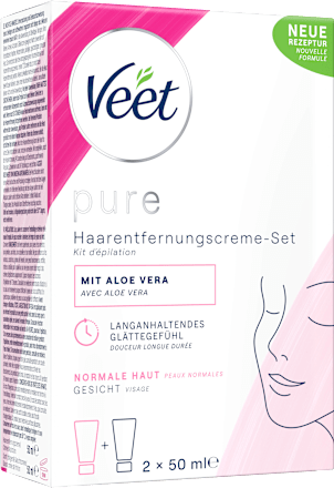 Haarentfernungscreme-Set Gesicht (2 x 50 ml), 100 ml