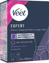 Intieme zone set, ontharingscrème &amp; multi-benefit foam (2x50 ml), 100 ml