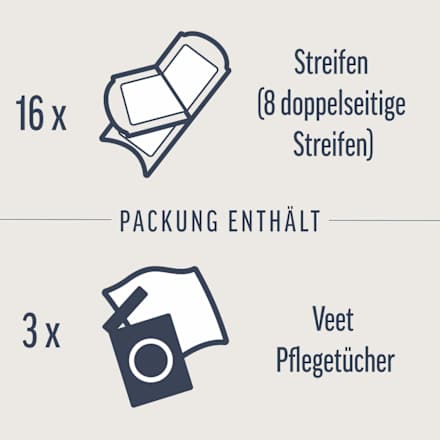 Kaltwachsstreifen Bikini & Achseln, 16 St