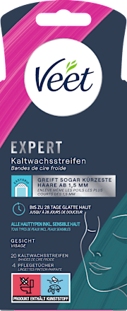 Kaltwachsstreifen Expert Gesicht, 20 St
