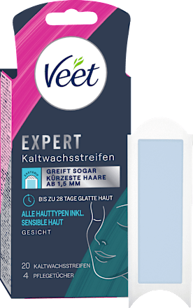 Koude waxstrips gezichtsexpert, 20 stuks