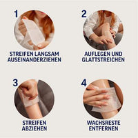 Koude waxstrips lichaam &amp; benen gevoelig, 40 stuks